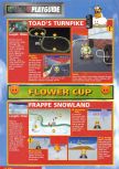 Scan of the walkthrough of Mario Kart 64 published in the magazine Nintendo Magazine System 51, page 5