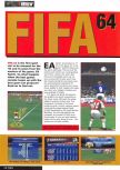 Scan of the review of FIFA 64 published in the magazine Nintendo Magazine System 51, page 1