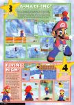 Scan de la soluce de Super Mario 64 paru dans le magazine Nintendo Magazine System 51, page 3