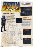 Scan of the walkthrough of Doom 64 published in the magazine Nintendo Magazine System 60, page 1