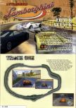 Scan of the walkthrough of Automobili Lamborghini published in the magazine Nintendo Magazine System 60, page 1