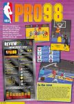Scan of the review of NBA Pro 98 published in the magazine Nintendo Magazine System 61, page 1