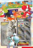 Scan of the review of Yoshi's Story published in the magazine Nintendo Magazine System 62, page 6
