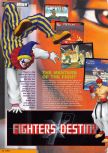 Scan of the review of Fighters Destiny published in the magazine Nintendo Magazine System 62, page 1