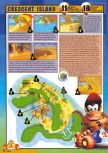 Scan of the walkthrough of Diddy Kong Racing published in the magazine Nintendo Magazine System 62, page 3