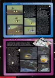 Scan of the walkthrough of Star Wars: Rogue Squadron published in the magazine Nintendo Magazine System 75, page 4