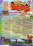 Scan of the walkthrough of Pokemon Snap published in the magazine Nintendo Magazine System 83, page 1