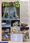 Scan of the preview of Turok 3: Shadow of Oblivion published in the magazine Nintendo Magazine System 85, page 1