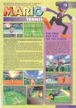 Scan of the preview of Mario Tennis published in the magazine Nintendo Magazine System 87, page 1