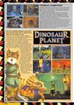 Scan of the preview of Dinosaur Planet published in the magazine Nintendo Magazine System 88, page 1