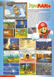 Scan of the preview of Paper Mario published in the magazine Nintendo Magazine System 89, page 1