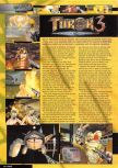 Scan of the preview of Turok 3: Shadow of Oblivion published in the magazine Nintendo Magazine System 89, page 1
