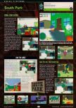 Scan of the preview of South Park published in the magazine GamePro 124, page 5