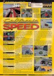 Scan of the review of California Speed published in the magazine GamePro 127, page 1