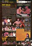 Scan of the preview of WWF Attitude published in the magazine GamePro 128, page 7
