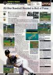 Scan of the review of All-Star Baseball 2000 published in the magazine GamePro 128, page 1