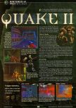 Scan du test de Quake II paru dans le magazine GamePro 130, page 1