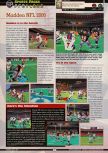 Scan of the preview of Madden NFL 2000 published in the magazine GamePro 130, page 1