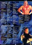 Scan of the walkthrough of WWF Attitude published in the magazine GamePro 131, page 2