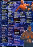 Scan of the walkthrough of WWF Attitude published in the magazine GamePro 131, page 5