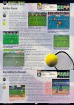 Scan of the review of All Star Tennis 99 published in the magazine GamePro 131, page 1