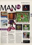 Scan of the preview of Bomberman 64 published in the magazine 64 Magazine 06, page 2