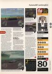 Scan of the review of Automobili Lamborghini published in the magazine 64 Magazine 08, page 4
