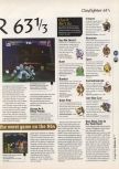 Scan of the review of ClayFighter 63 1/3 published in the magazine 64 Magazine 08, page 2
