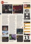 Scan of the review of ClayFighter 63 1/3 published in the magazine 64 Magazine 08, page 3
