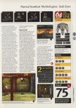 Scan of the review of Mortal Kombat Mythologies: Sub-Zero published in the magazine 64 Magazine 09, page 4