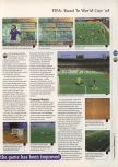 Scan of the review of FIFA 98: Road to the World Cup published in the magazine 64 Magazine 09, page 2