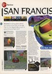 Scan du test de San Francisco Rush paru dans le magazine 64 Magazine 09, page 1