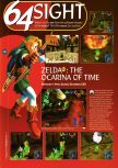 Scan of the preview of The Legend Of Zelda: Ocarina Of Time published in the magazine 64 Magazine 10, page 1