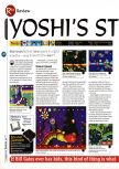 Scan du test de Yoshi's Story paru dans le magazine 64 Magazine 10, page 1