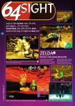 Scan de la preview de The Legend Of Zelda: Ocarina Of Time paru dans le magazine 64 Magazine 12, page 1