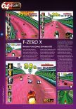 Scan of the preview of F-Zero X published in the magazine 64 Magazine 12, page 1