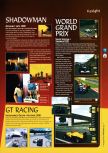 Scan of the preview of F-1 World Grand Prix published in the magazine 64 Magazine 13, page 1