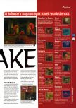 Scan of the review of Quake published in the magazine 64 Magazine 13, page 2