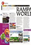 Scan of the review of Rampage World Tour published in the magazine 64 Magazine 13, page 1
