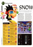 Scan de la soluce de Snowboard Kids paru dans le magazine 64 Magazine 13, page 1