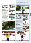 Scan of the walkthrough of Nagano Winter Olympics 98 published in the magazine 64 Magazine 13, page 4