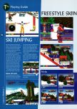 Scan of the walkthrough of Nagano Winter Olympics 98 published in the magazine 64 Magazine 13, page 5