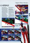 Scan of the walkthrough of Nagano Winter Olympics 98 published in the magazine 64 Magazine 13, page 6