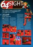 Scan de la preview de The Legend Of Zelda: Ocarina Of Time paru dans le magazine 64 Magazine 14, page 1