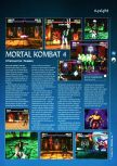 Scan of the preview of Mortal Kombat 4 published in the magazine 64 Magazine 14, page 1