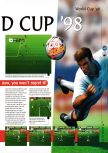 Scan of the review of World Cup 98 published in the magazine 64 Magazine 14, page 2