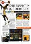 Scan of the review of Kobe Bryant in NBA Courtside published in the magazine 64 Magazine 14, page 1