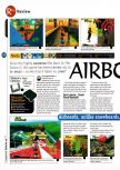 Scan of the review of Airboarder 64 published in the magazine 64 Magazine 14, page 1