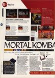 Scan of the review of Mortal Kombat Trilogy published in the magazine 64 Magazine 02, page 1