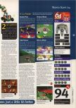 Scan of the review of Mario Kart 64 published in the magazine 64 Magazine 03, page 2